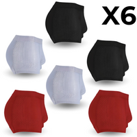 Buy 4 & Get 2 FREE : 2x Blacks + 2x Blues + 2x Reds
