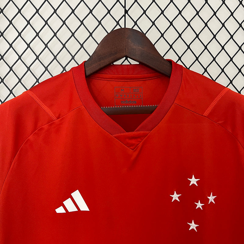 Camiseta 24∕25 Cruzeiro Training Wear Red All sponsors