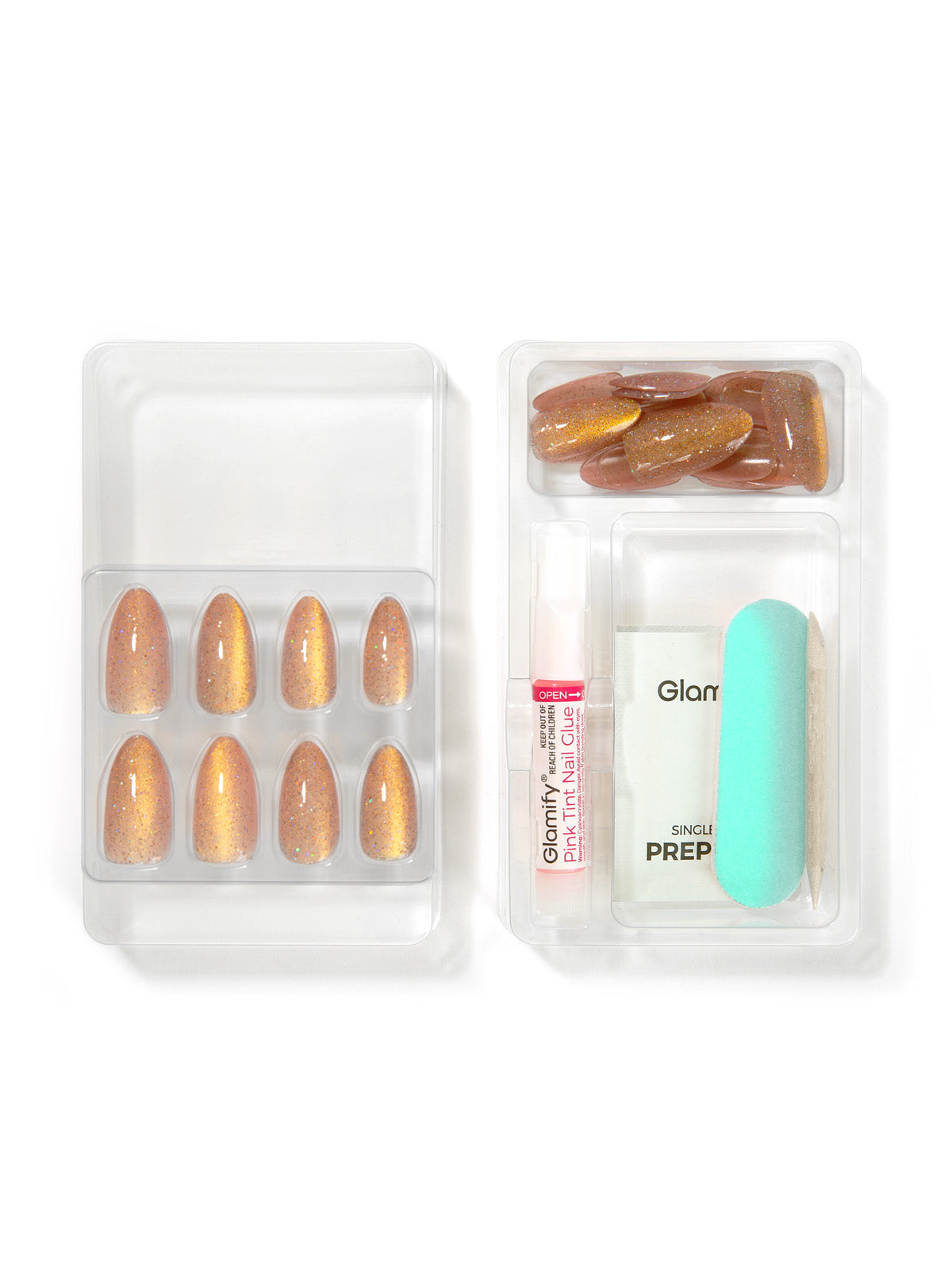 NTMR07 Mesmerize Premium Press On Nails - Almond Medium