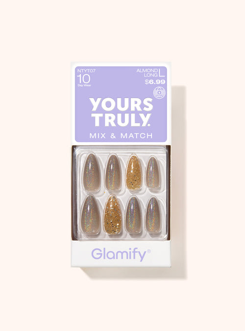 NTYT07 Yours Truly Press On Nails - Almond Long