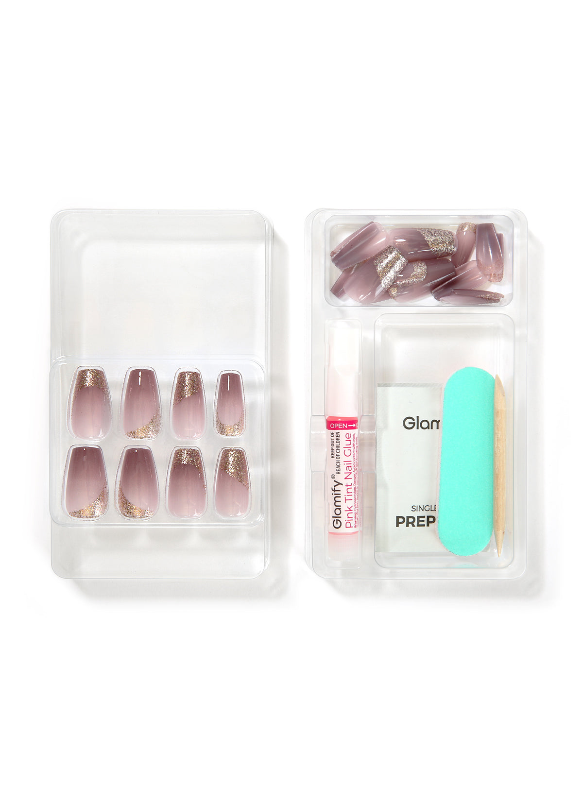 NTTS13 Trendsetter Press On Nails - Coffin Medium