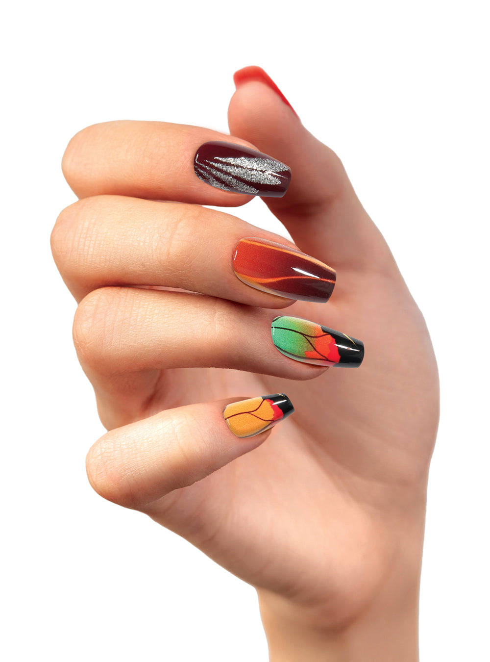 Beautifly: Press-on Nails - Coffin Medium