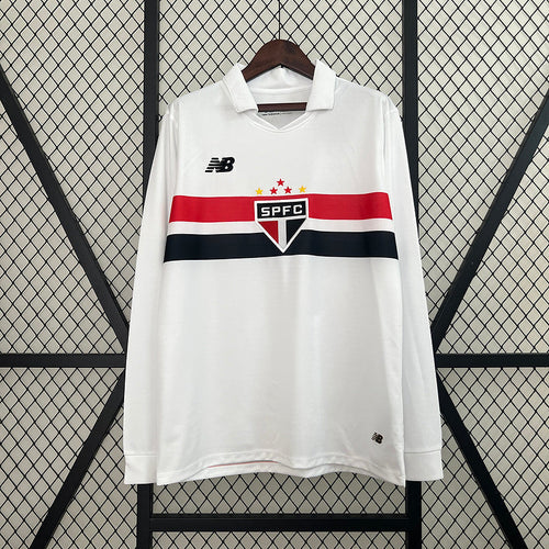 Camiseta 24∕25 Long Sleeve Sao Paulo Home