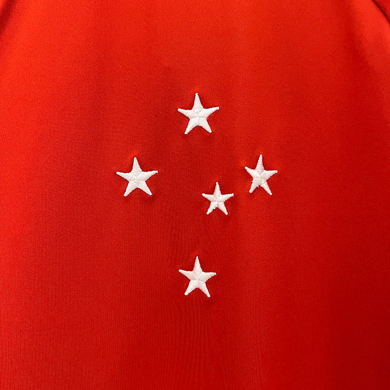 Camiseta 24∕25 Cruzeiro Training Wear Red All sponsors