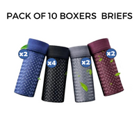4x Black + 2x Blue + 2x Red + 2x Grey