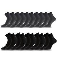 Buy 5 + Get 5 FREE (Black + Dark Grey)