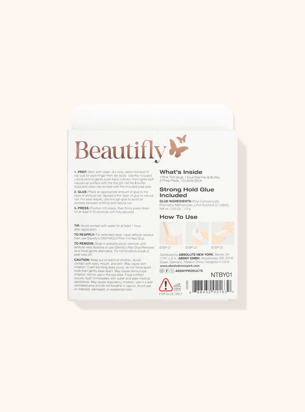 Beautifly: Press-on Nails - Coffin Medium