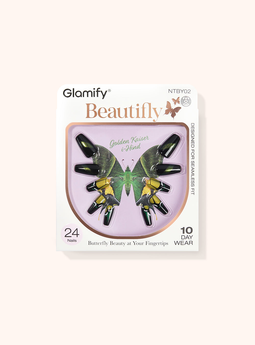 Beautifly: Press-on Nails - Coffin Medium