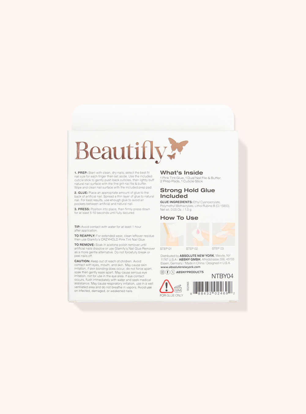 Beautifly: Press-on Nails - Coffin Medium