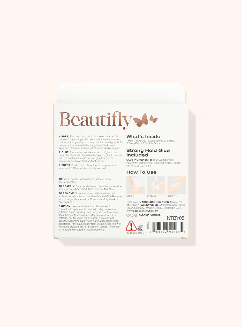 Beautifly: Press-on Nails - Coffin Medium
