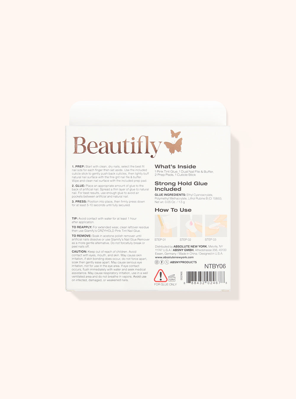 Beautifly: Press-on Nails - Coffin Medium