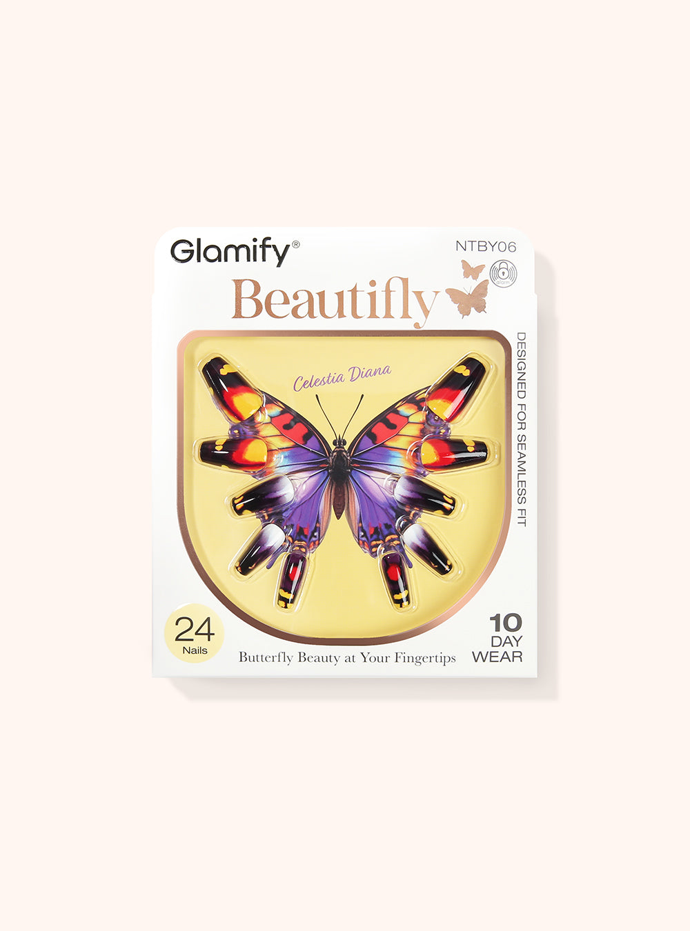 Beautifly: Press-on Nails - Coffin Medium