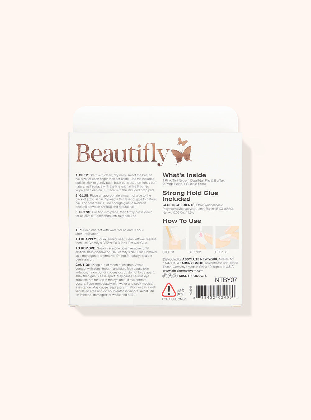 Beautifly: Press-on Nails - Coffin Medium
