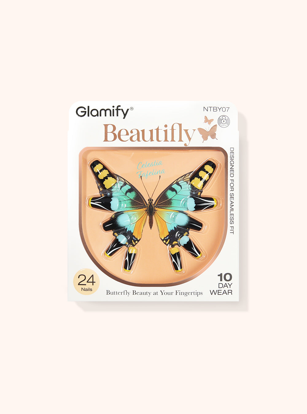 Beautifly: Press-on Nails - Coffin Medium