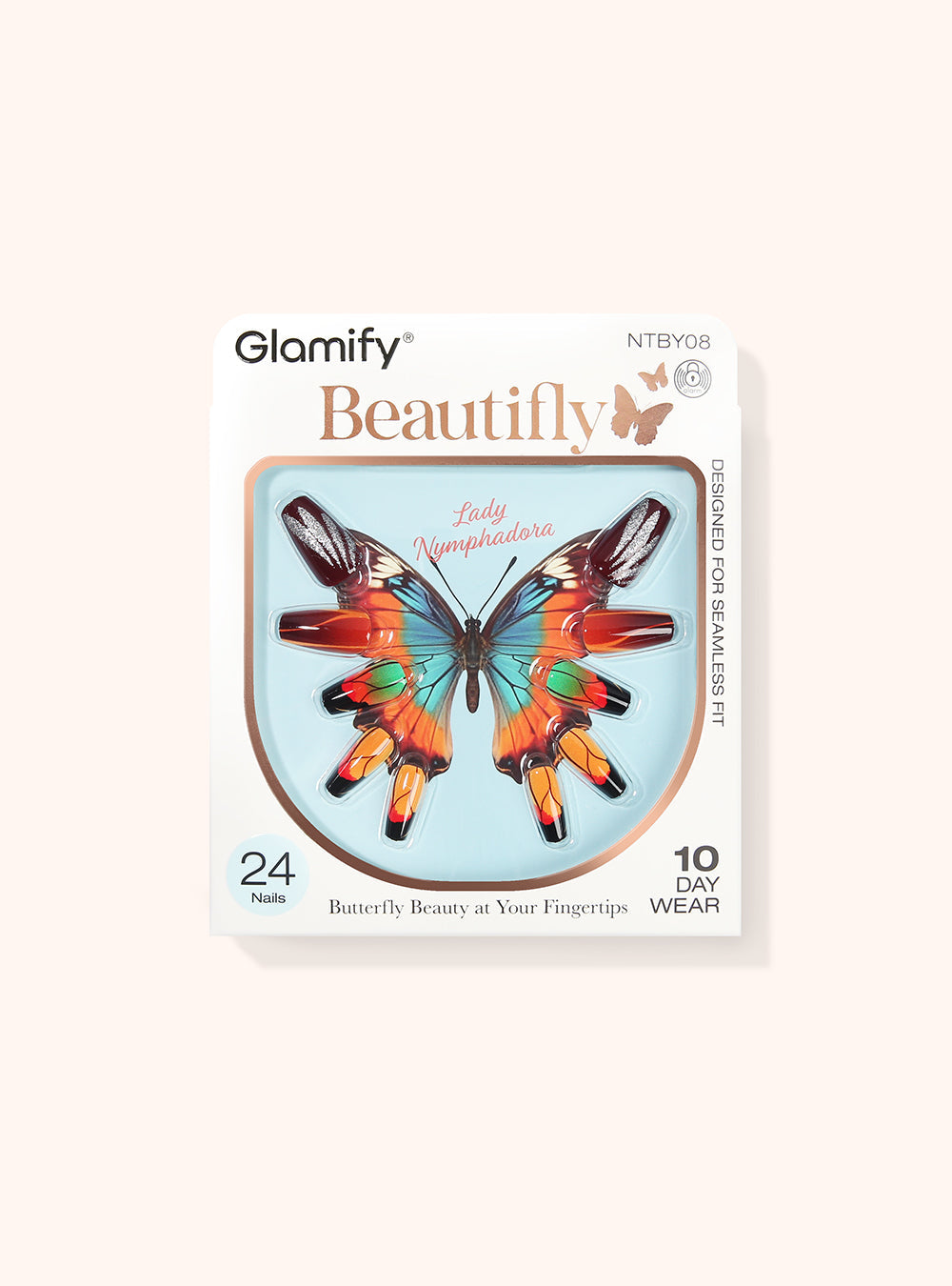 Beautifly: Press-on Nails - Coffin Medium