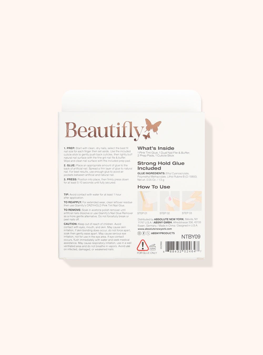 Beautifly: Press-on Nails - Coffin Medium