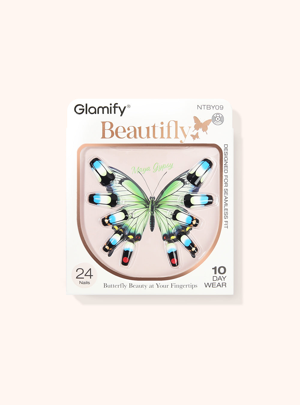 Beautifly: Press-on Nails - Coffin Medium