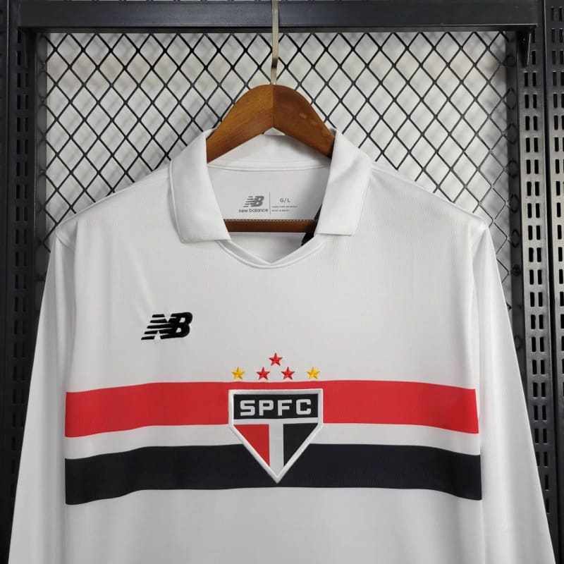 Camiseta 24∕25 Manga longa São Paulo Branco