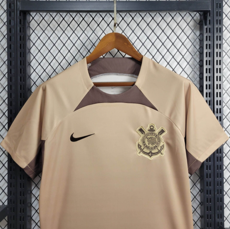 Camiseta 24/25 Corinthians Treino Bege