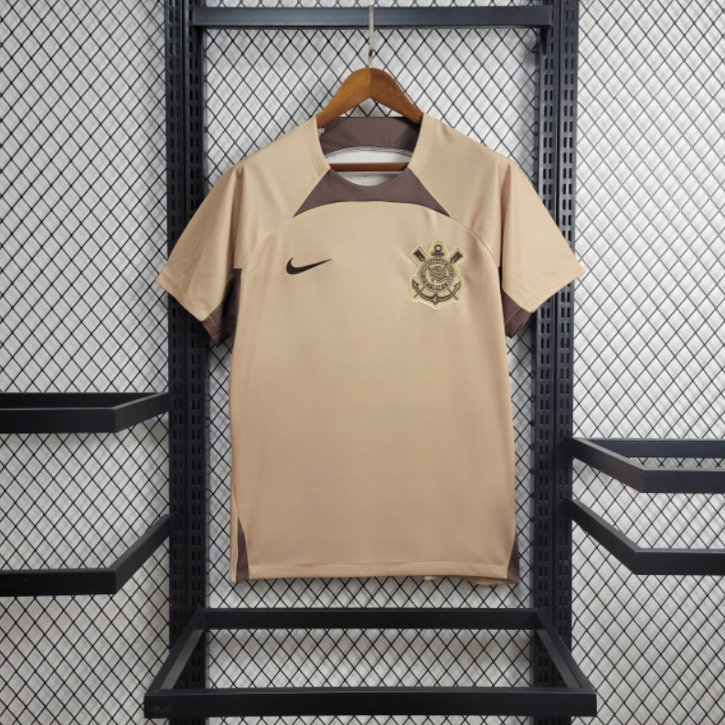 Camiseta 24/25 Corinthians Treino Bege