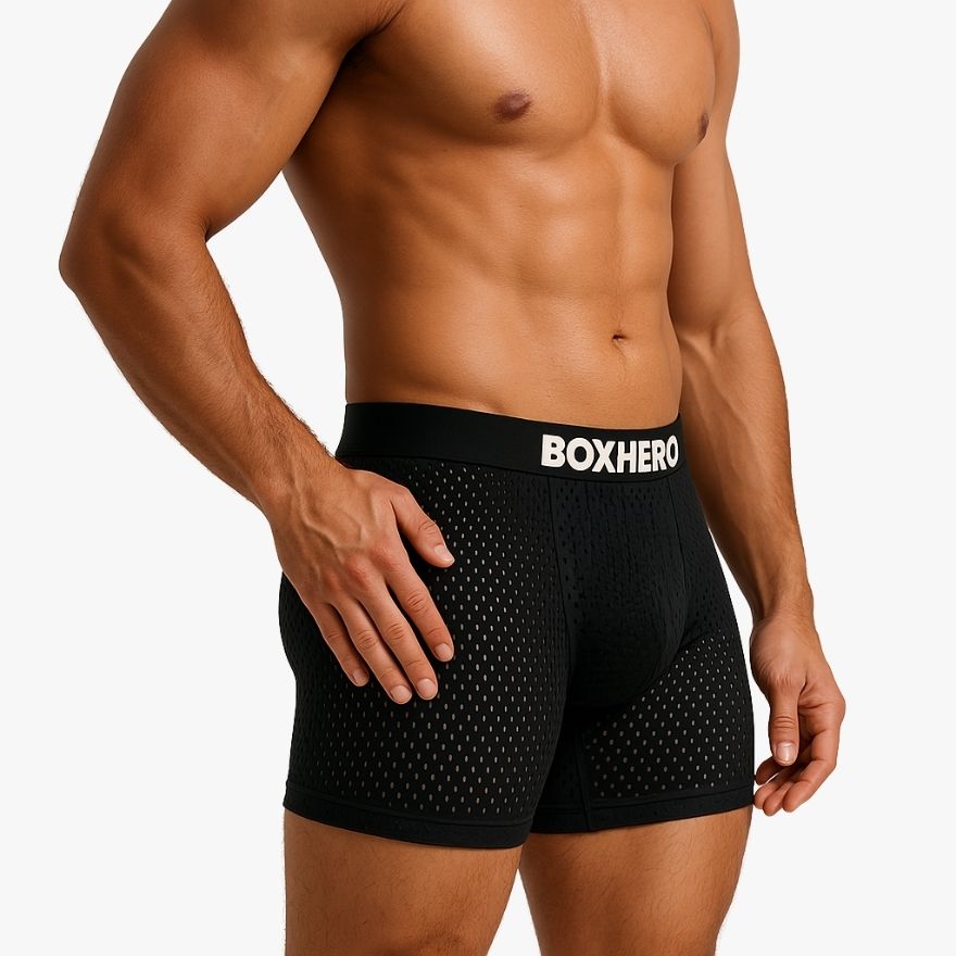 3-Pack Blue - PREMIUM BAMBOO FIBRE BOXER SHORTS 1.0
