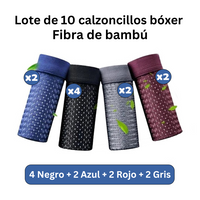 4x Negro + 2x Azul + 2x Rojo + 2x Gris