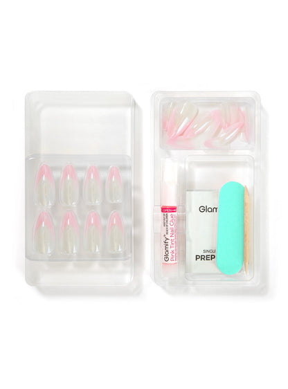 NTMR02 Mesmerize Premium Press On Nails - Almond Long