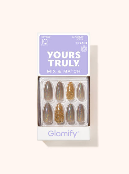 NTYT07 Yours Truly Press On Nails - Almond Long