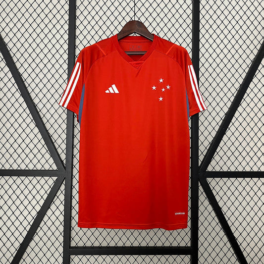 Camiseta 24∕25 Cruzeiro Training Wear Red  All sponsors