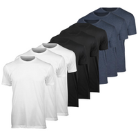 9-Pack (x3 Black - White - Blue Navy)