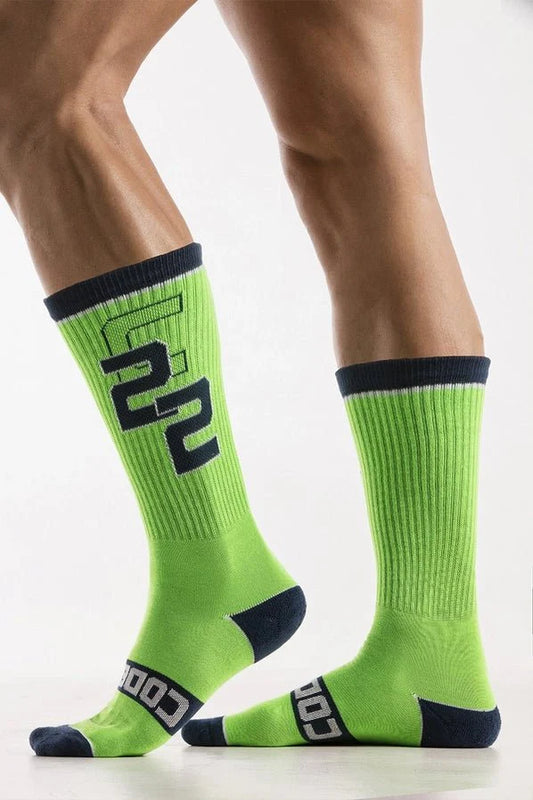 Active Neon Socks Lime - MaleBox