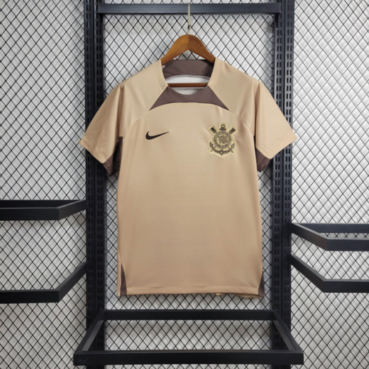 Camiseta 24/25 Corinthians Treino Bege