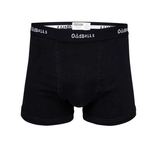 OddBalls Classic Black Boxer Shorts - MaleBox